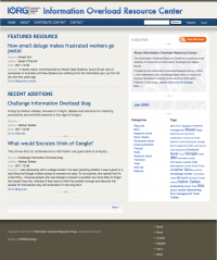 Information Overload Resource Center