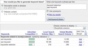 Google Keyword Search