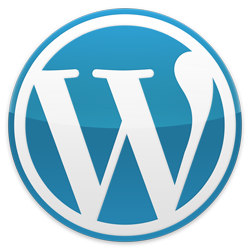 Blue WordPress Button